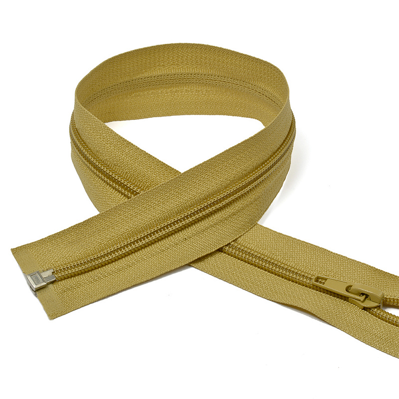 

Молния MaxZipper спираль разъёмная 65см цв. 126 горчица, Бежевый, Спираль Т5