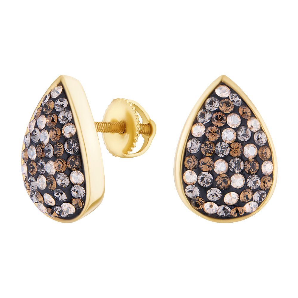 

Серьги-пусеты из серебра с swarovski ЮВЕЛИР КАРАТ 0630C03077G.P., 0630C03077G.P.
