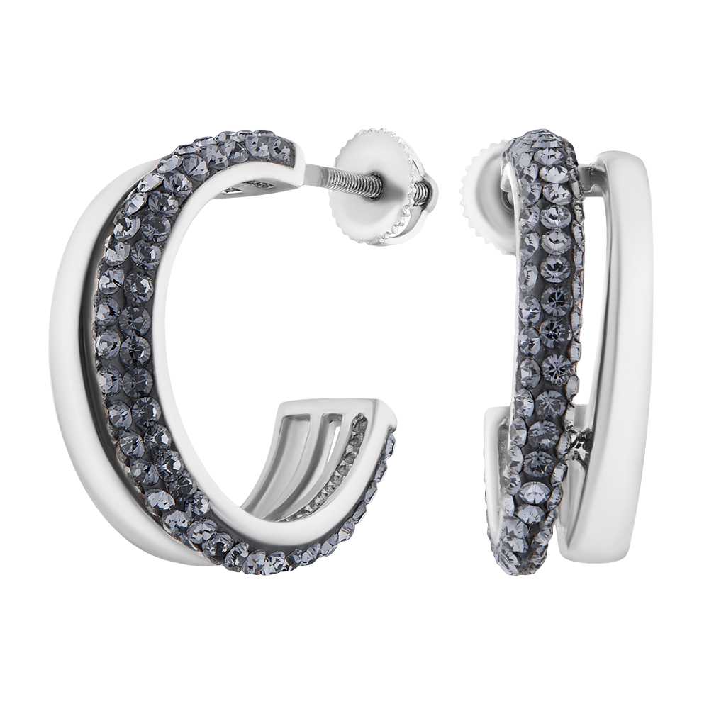 

Серьги из серебра с swarovski ЮВЕЛИР КАРАТ 0710C0288, 0710C0288