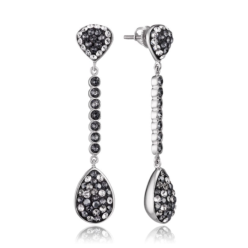 

Серьги из серебра с swarovski ЮВЕЛИР КАРАТ 0713CC, 0713CC