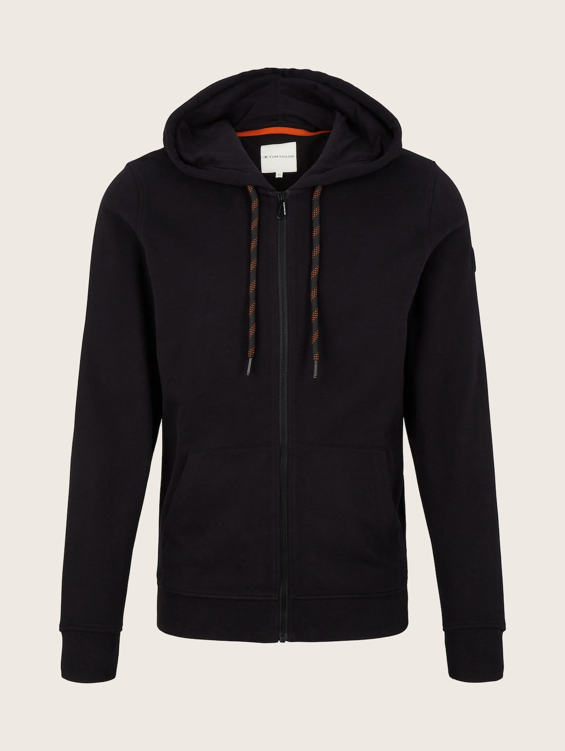 

Толстовка мужская TOM TAILOR 1034627 черная XL, 1034627