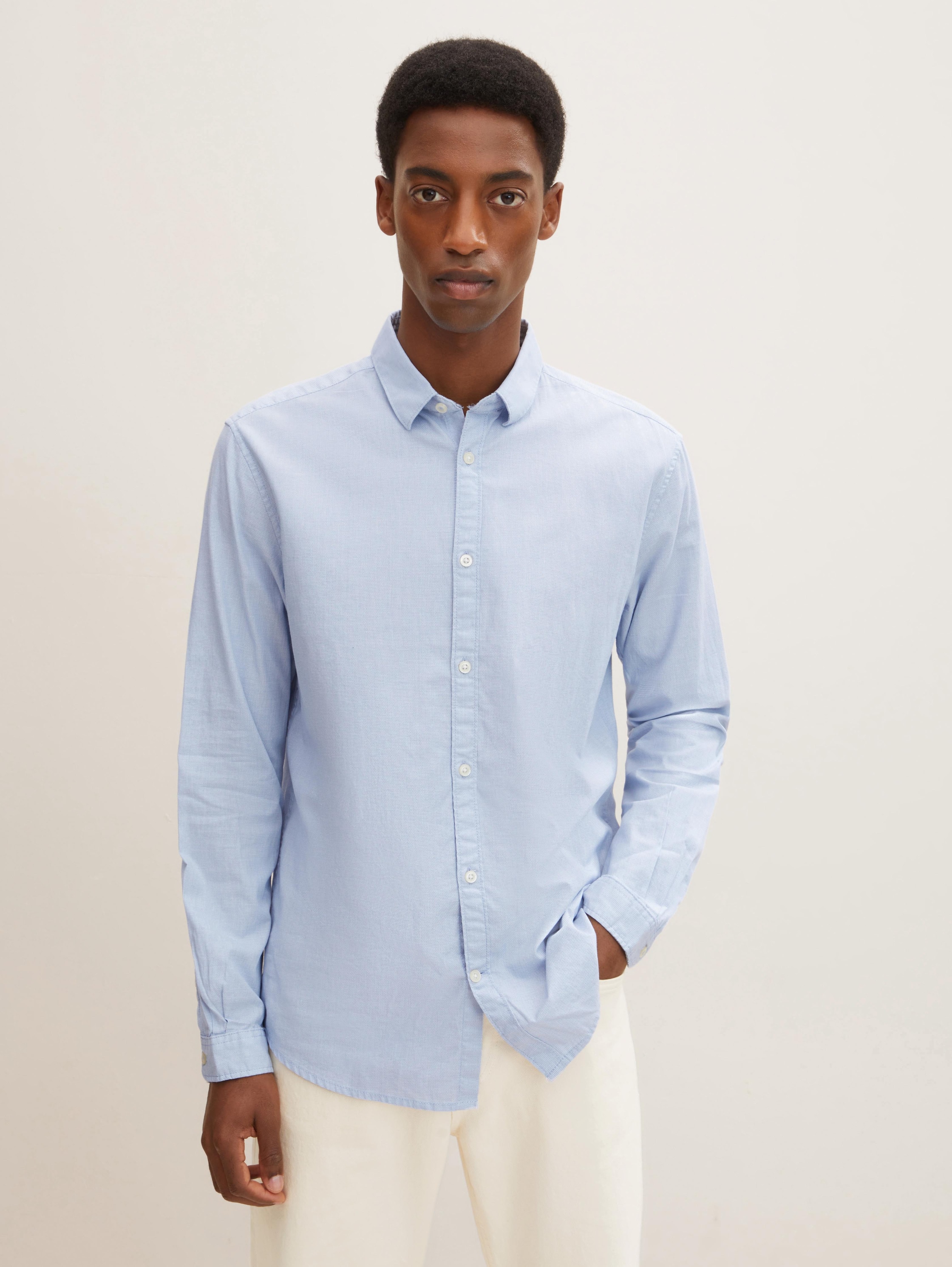 

Рубашка мужская TOM TAILOR 1023881 синяя 3XL, 1023881