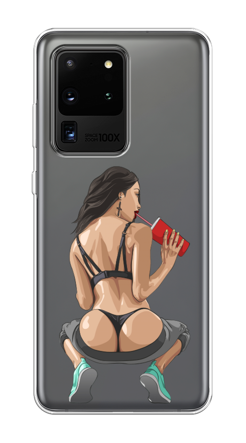 

Чехол на Samsung Galaxy S20 Ultra "Сочные булочки", Бежевый;красный;черный, 29450-6