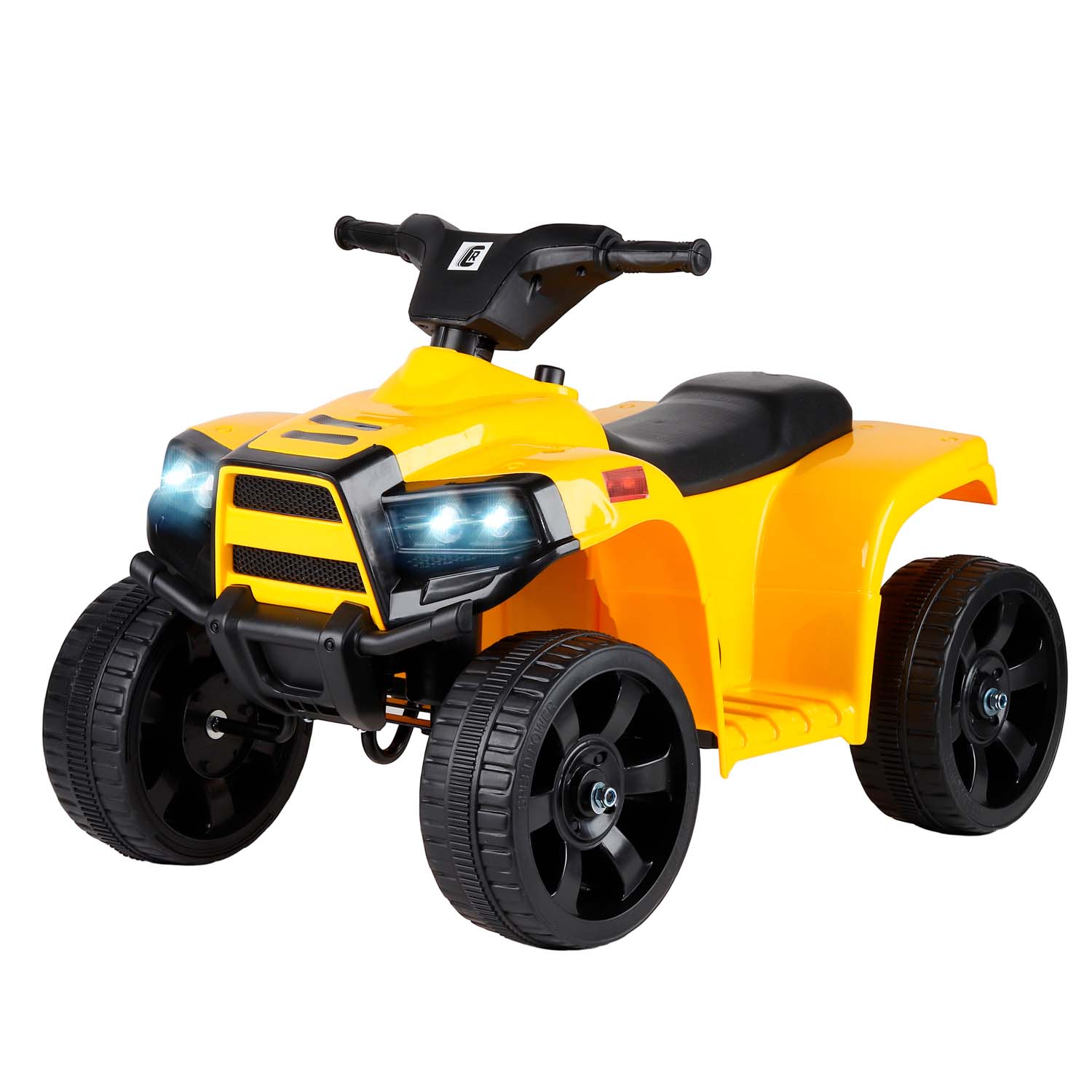

Квадроцикл детский City-Ride со световыми и звуковыми эффектами, цвет желтый, CR056