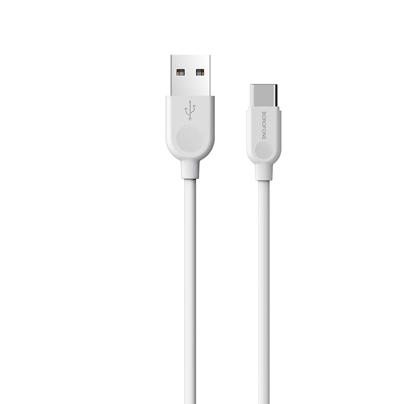 

Дата-кабель Borofone BX14 USB-Type-C, ПВХ, 2.0A, 2 м, White (повреждена упаковка)