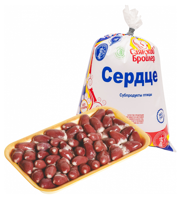 

Сердце куриное Саянский бройлер замороженное