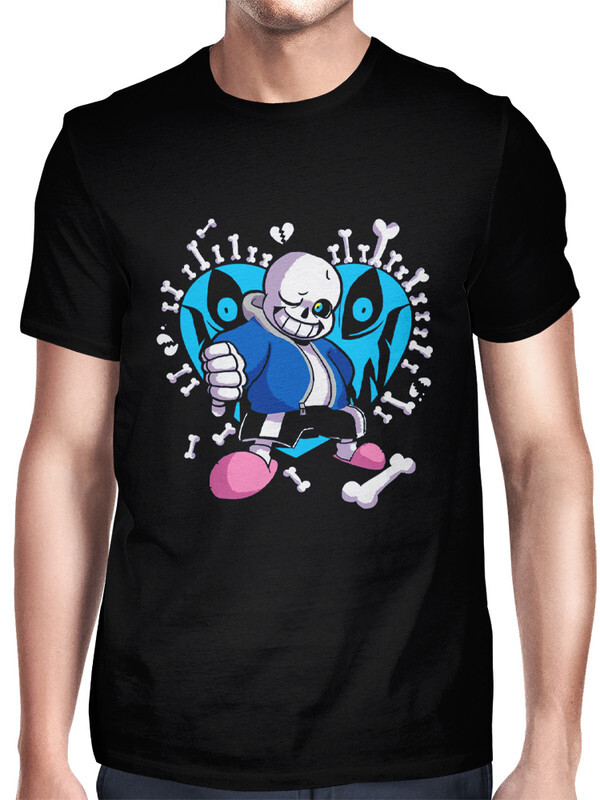 

Футболка мужская Dream Shirts Игра Undertale черная L, Игра Undertale