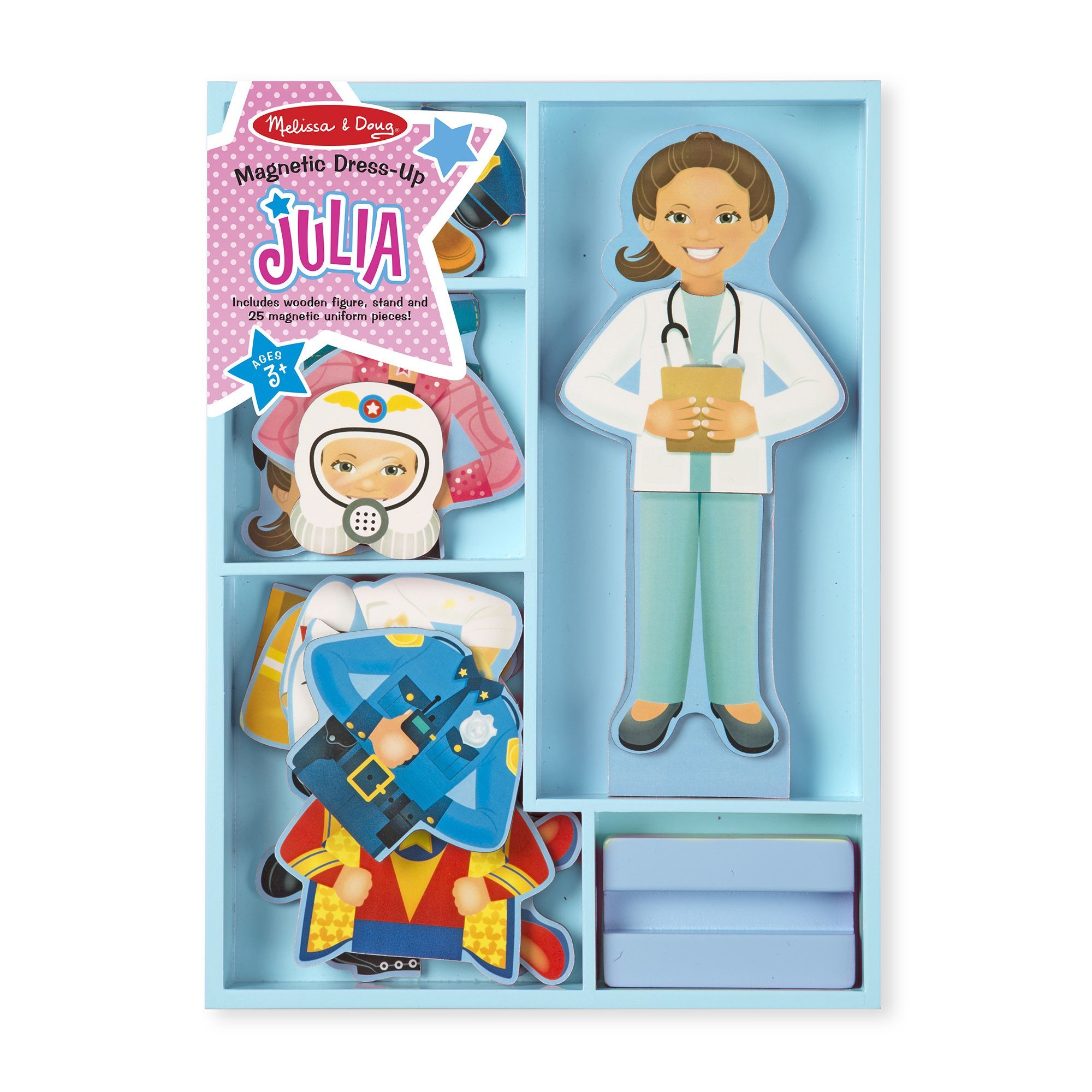 фото Melissa&doug набор из серии магнитные игры - одень джулию 5164m_md melissa & doug