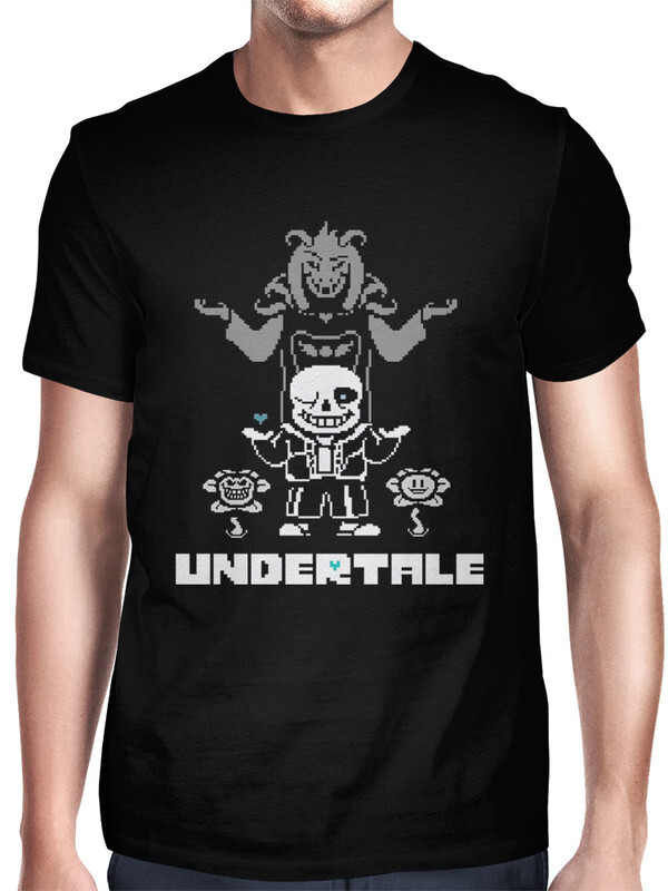 

Футболка мужская Dream Shirts Undertale черная 3XL, Undertale