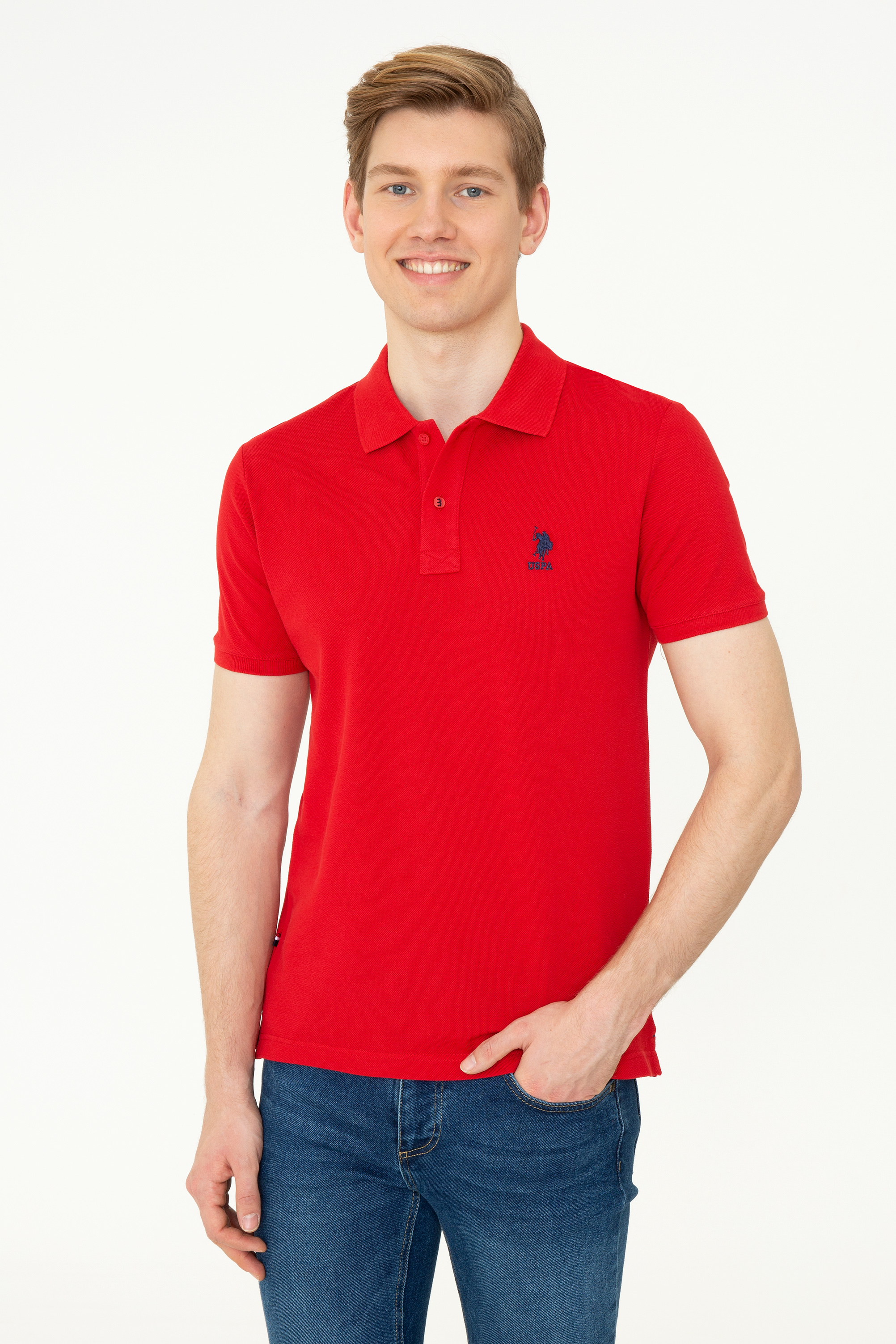 фото Футболка мужская u.s. polo assn. g081sz0110tp04iy022 красная 2xl