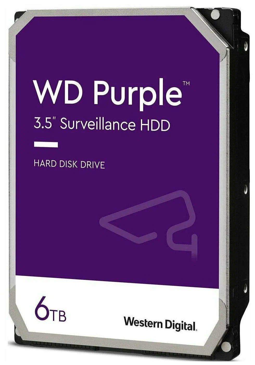 Жесткий диск WD Purple WD63PURZ,  6ТБ,  HDD,  SATA III,  3.5