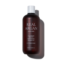 Шампунь для волос Rated Green Real Argan Cold Press Repairing 13 Peptide Complex 400 мл