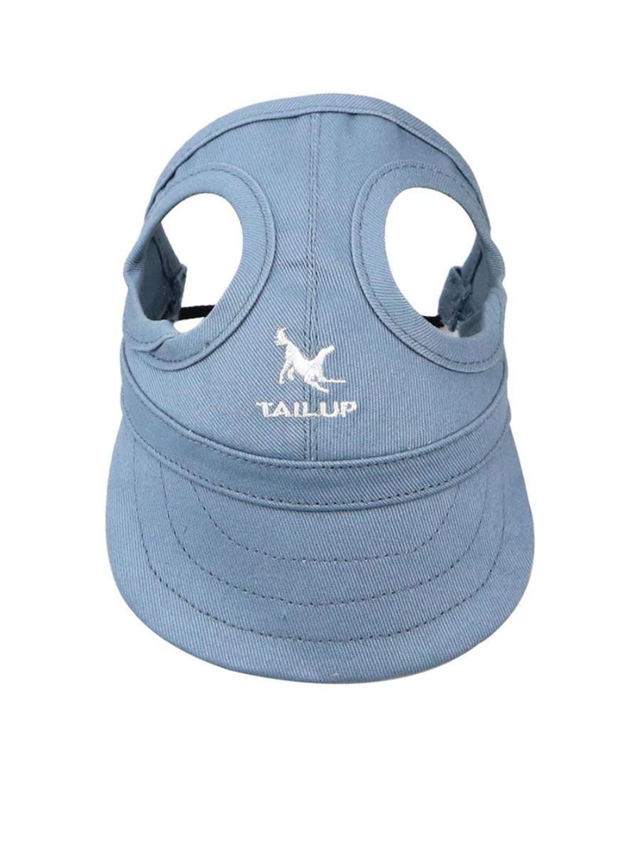 Кепка для собак Arnydog Козырек, для мелких пород, голубая S, диаметр 8.5 см