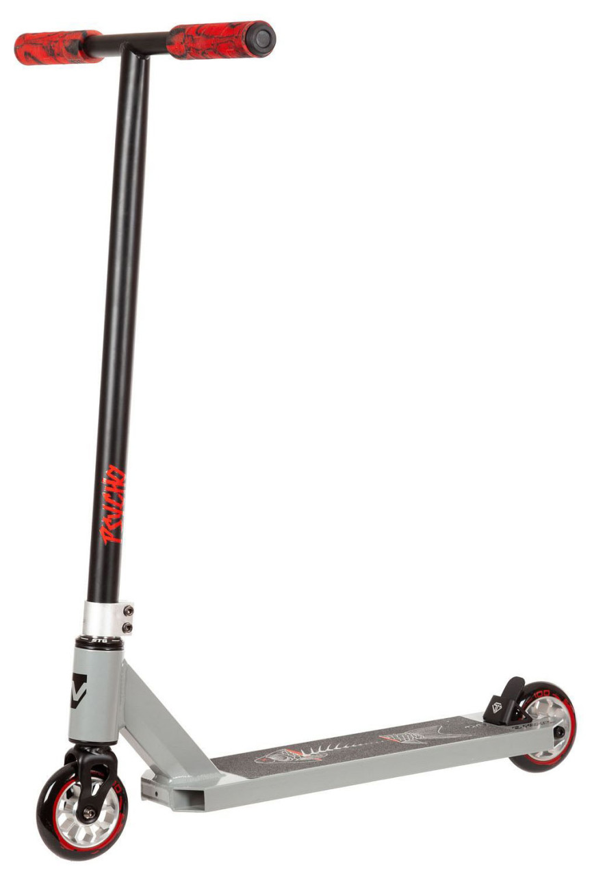 

Самокат Novatrack Psycho'40 100A (2024) Серебристый, Чёрный, Красный, Psycho'40