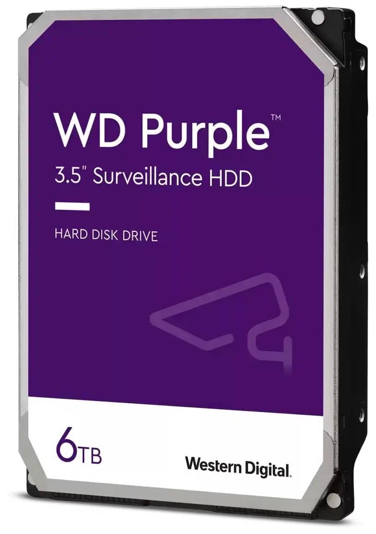 

Жесткий диск Western Digital Purple (WD63PURZ) 6 ТБ (1648478), Purple (WD63PURZ)