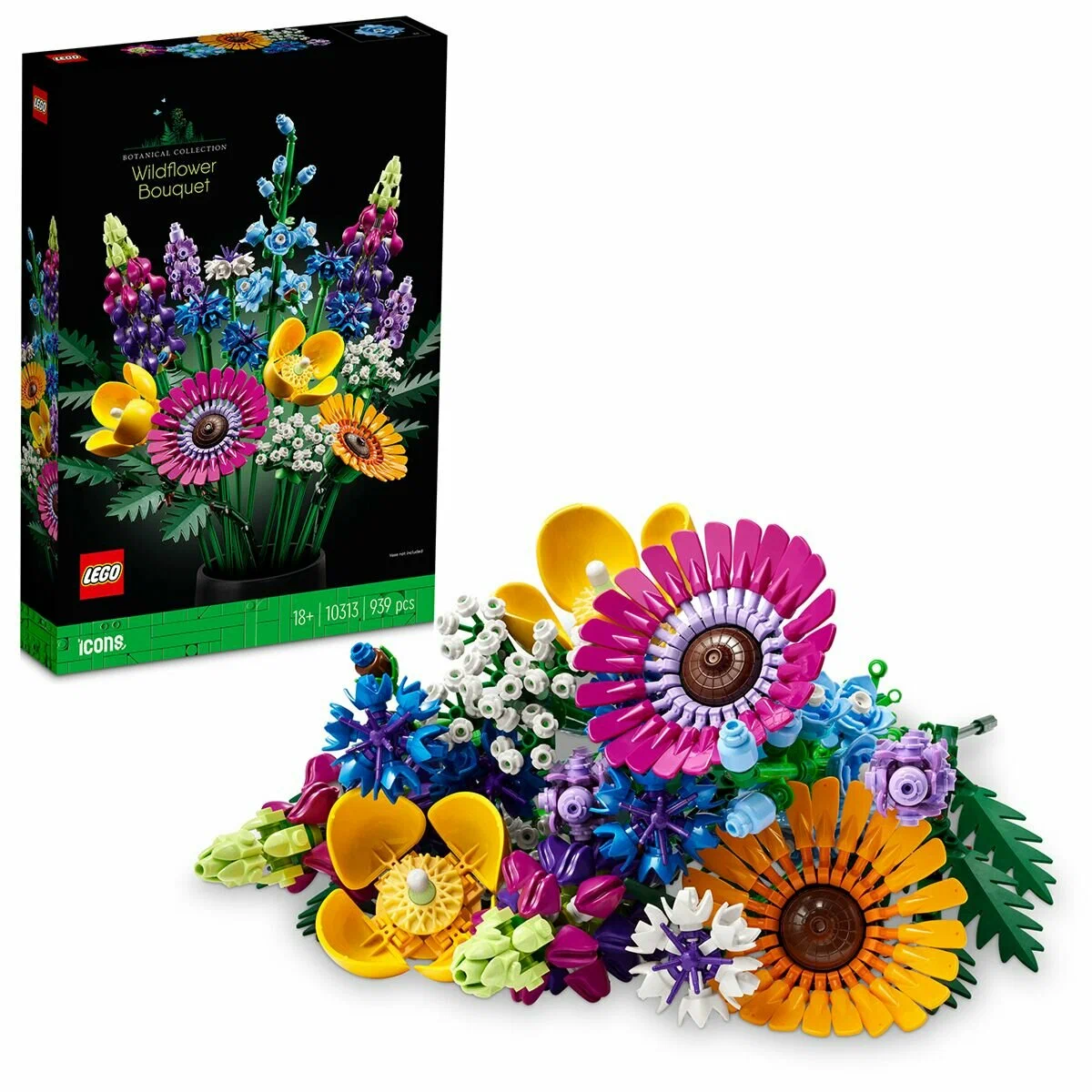 

Конструктор LEGO 10313 Букет диких цветов, Букет диких цветов