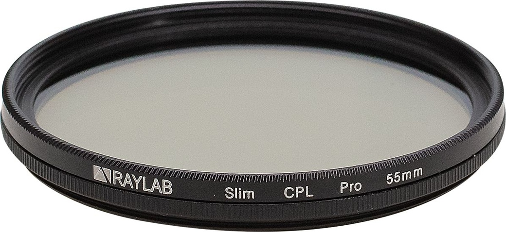 фото Фильтр поляризационный raylab cpl slim pro 55mm