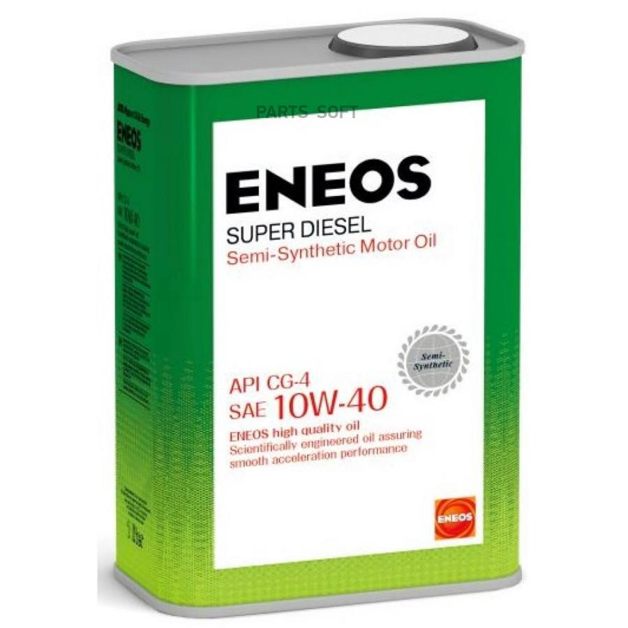 Моторное масло Eneos Super Diesel Semi-Synthetic 10W40 0,946л