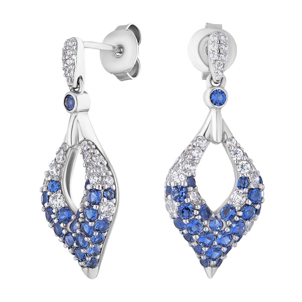 

Серьги из серебра с фианитом ЮВЕЛИР КАРАТ E303350BZZ, E303350BZZ