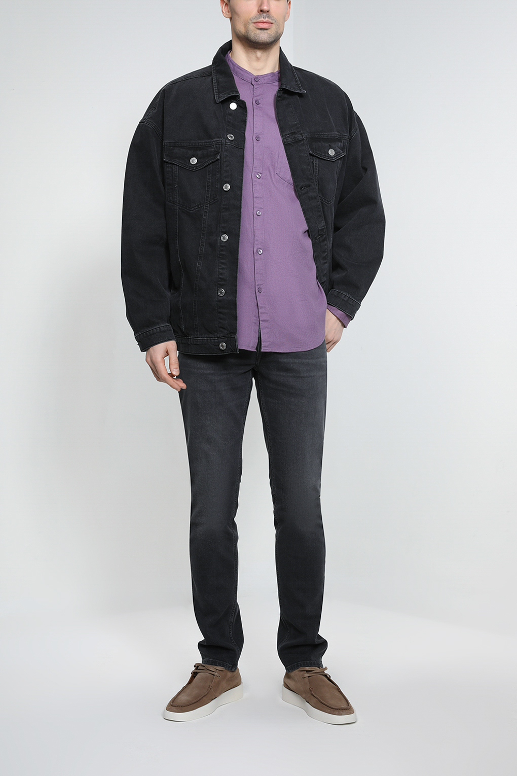 

Рубашка мужская Esprit Casual 012EE2F307 фиолетовая M, Фиолетовый, 012EE2F307