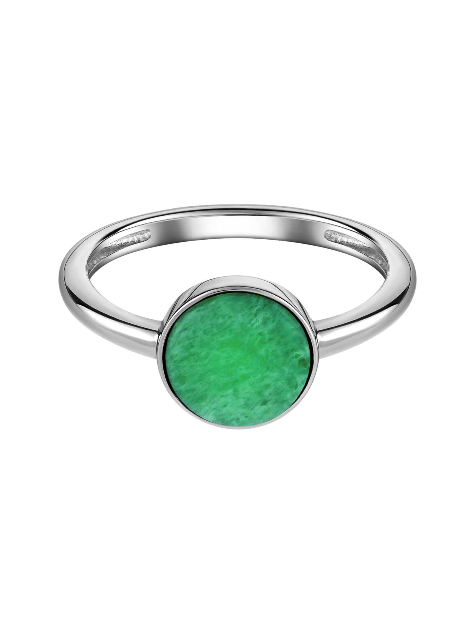 

Кольцо из серебра р. 19 TOP CRYSTAL 41445400-3, жадеит, 41445400-3