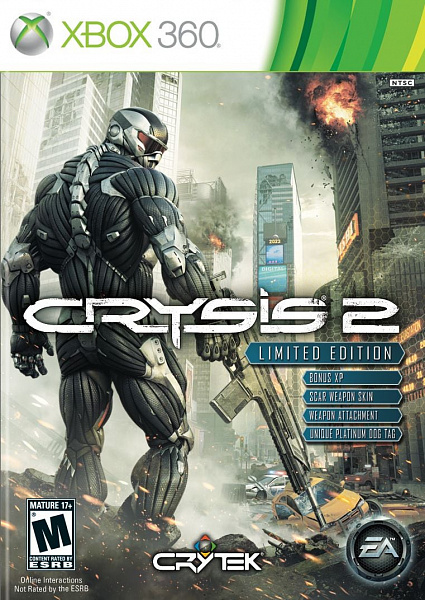 Игра Crysis 2 для Microsoft Xbox 360 3790₽