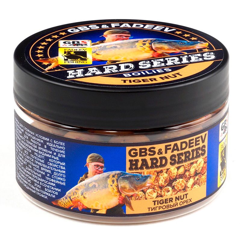 

Бойлы насадочные GBS BaITS Fadeev Hard Series 20 мм Tiger Nut 230 гр цвет Коричневый, насадочные Fadeev Hard Series 20 мм