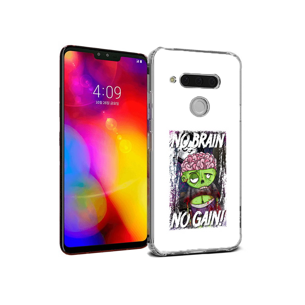 

Чехол MyPads Tocco для LG V40 ThinQ глупый зомби (PT121590.74.289), Прозрачный, Tocco