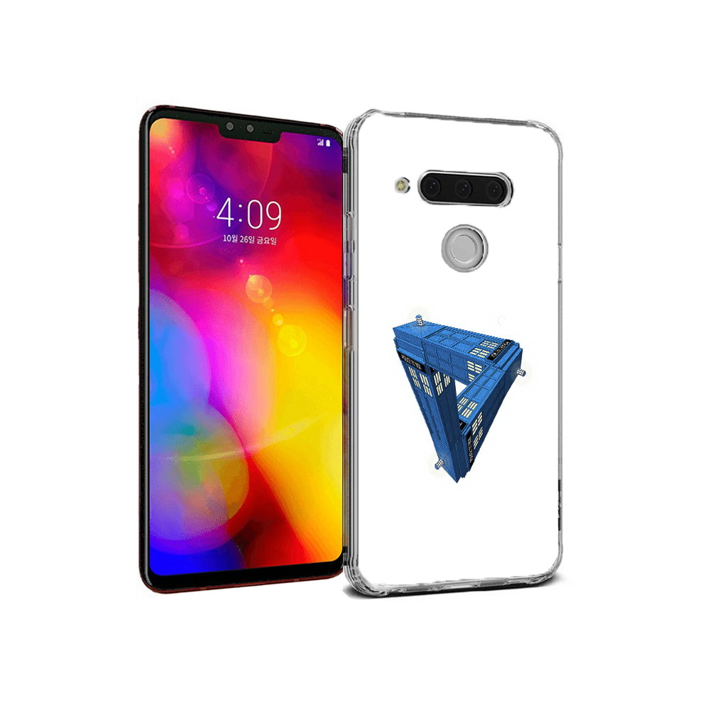 

Чехол MyPads Tocco для LG V40 ThinQ головолока абстракция (PT121590.74.291), Прозрачный, Tocco