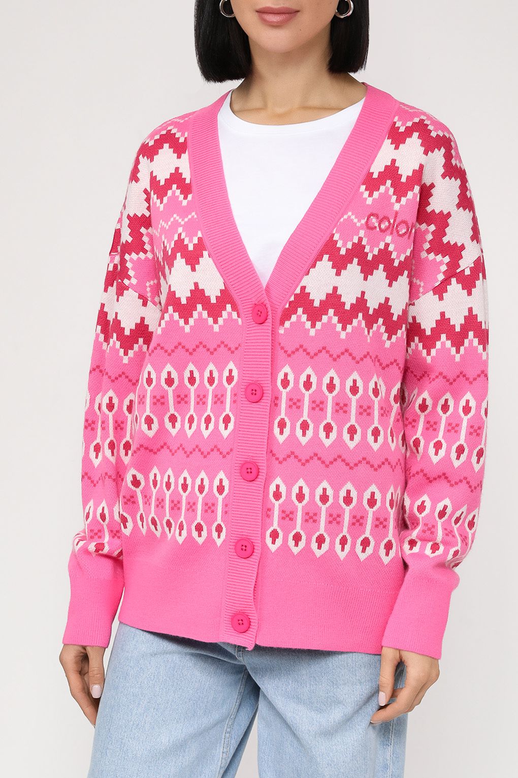 

Кардиган женский COLORPLAY CP2308Т4190 розовый S, CP2308Т4190