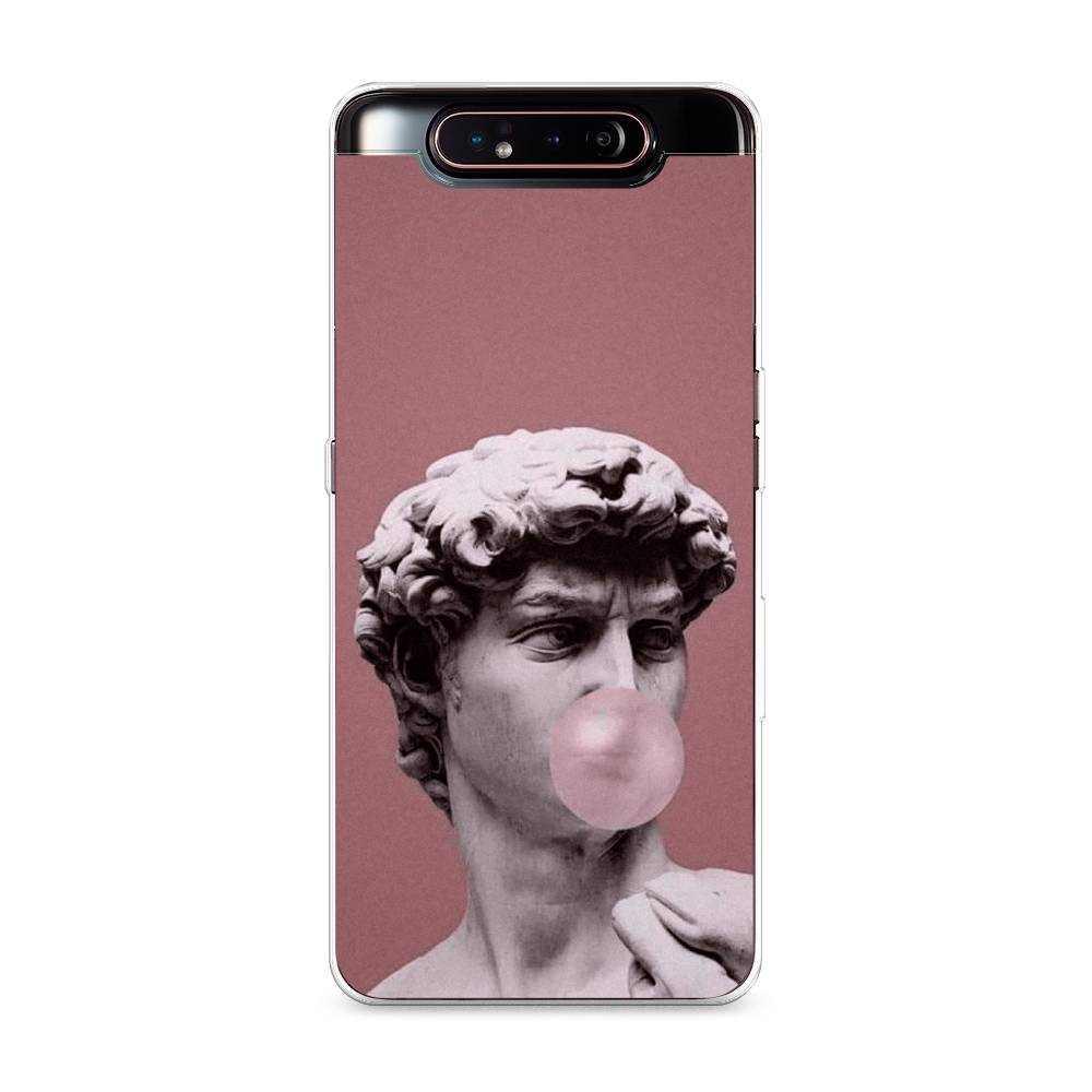 

Чехол Awog на Samsung Galaxy A80 "Modern David", Разноцветный, 28350-9