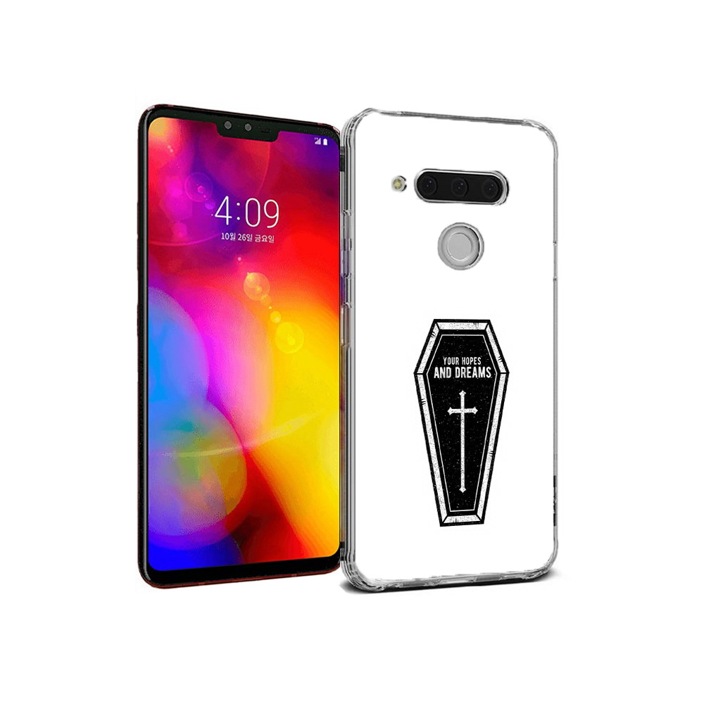 

Чехол MyPads Tocco для LG V40 ThinQ гроб с мечтами (PT121590.74.299), Прозрачный, Tocco