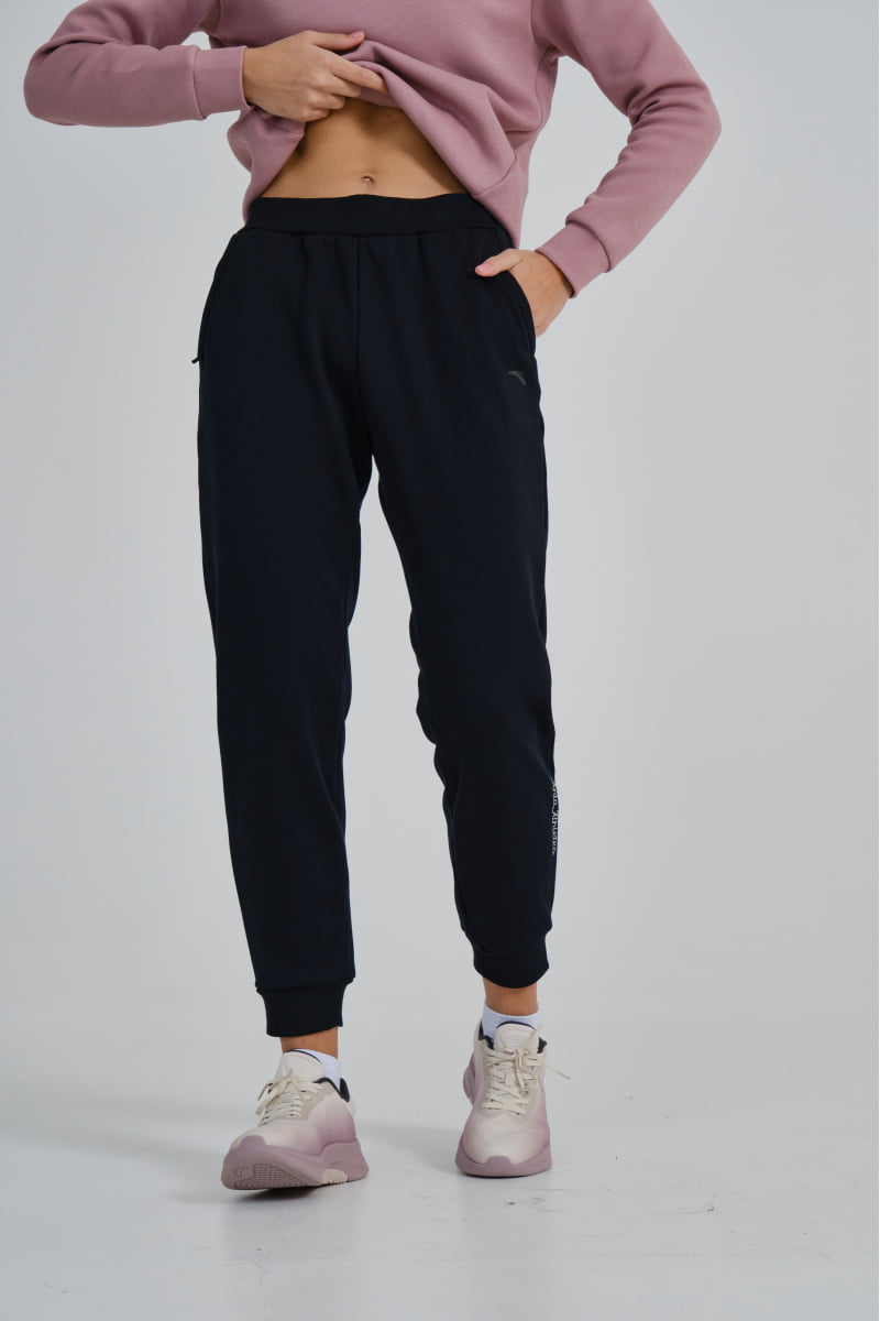 

Спортивные брюки женские Anta 862347324 Group Purchase A-KIND FLEECE TECH черные L, Черный, 862347324 Group Purchase A-KIND FLEECE TECH