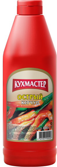 Кетчуп Кухмастер Острый 800 г