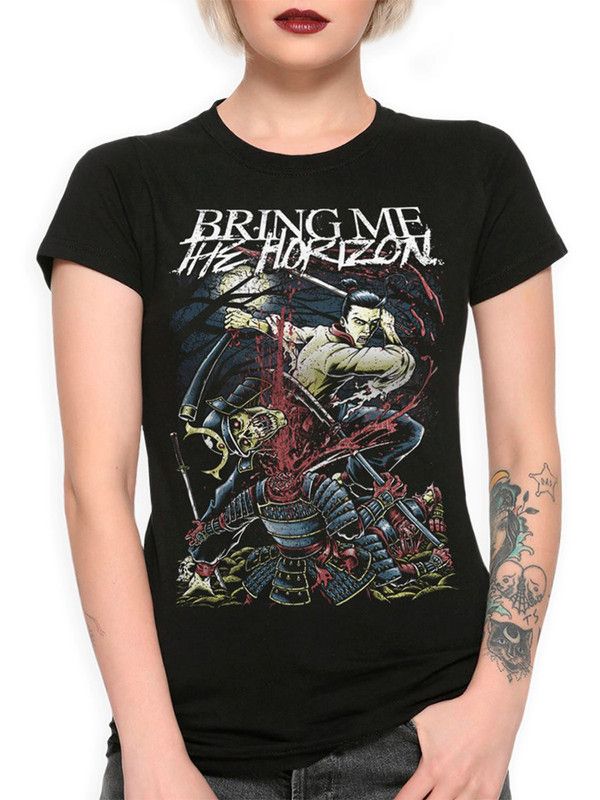 

Футболка женская DreamShirts Studio Bring Me the Horizon - BMTH BRI-11241-1 черная XL, Черный, Bring Me the Horizon - BMTH BRI-11241-1