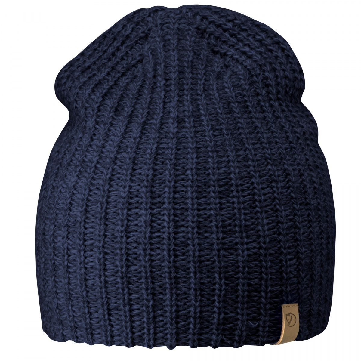 фото Шапка-бини унисекс fjallraven ovik melange beanie navy, one size