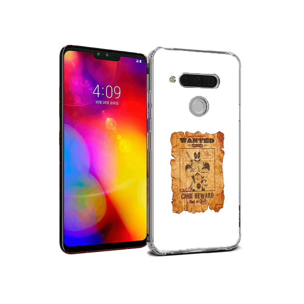 

Чехол MyPads Tocco для LG V40 ThinQ дедпул (PT121590.74.317), Прозрачный, Tocco