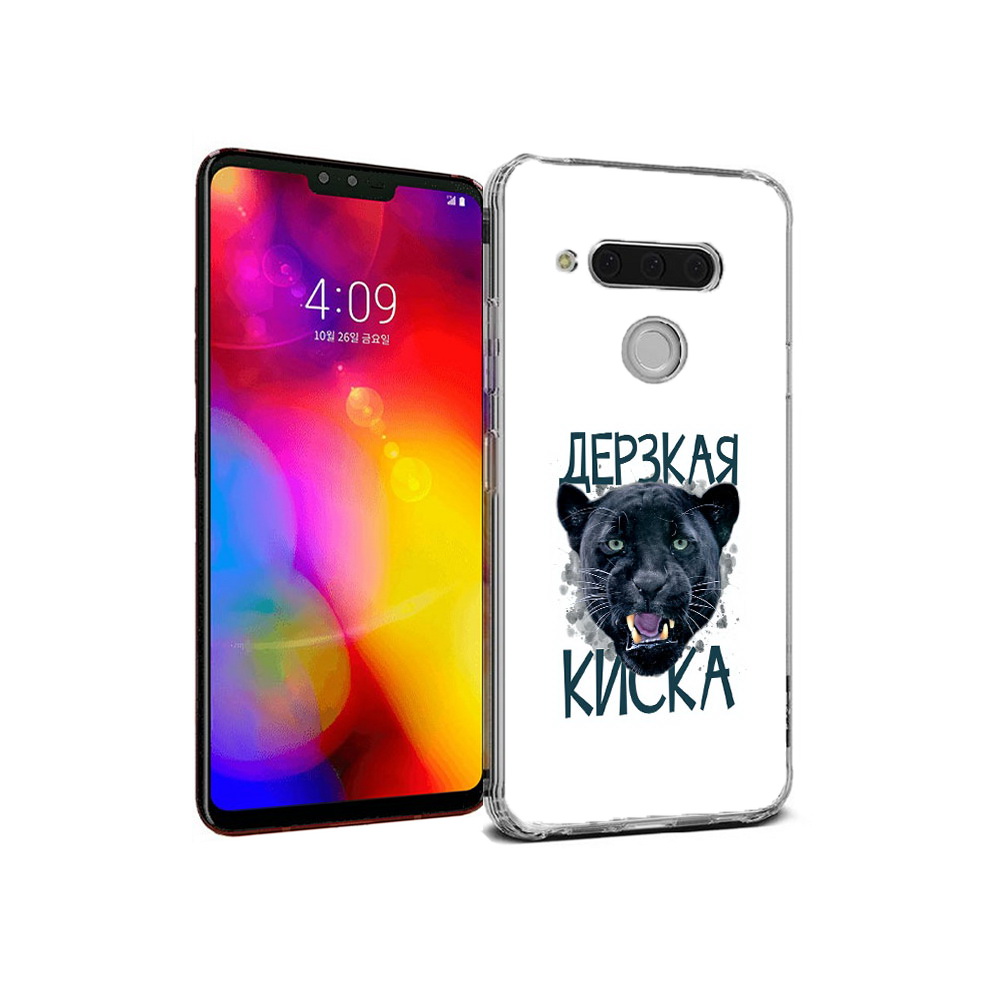 

Чехол MyPads Tocco для LG V40 ThinQ дерзкая киска (PT121590.74.319), Прозрачный, Tocco