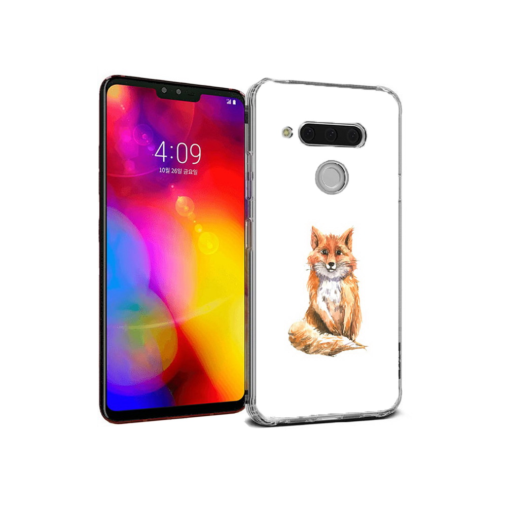 

Чехол MyPads Tocco для LG V40 ThinQ детская лиса (PT121590.74.320), Прозрачный, Tocco