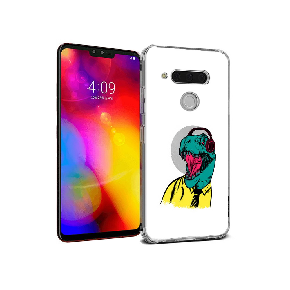 

Чехол MyPads Tocco для LG V40 ThinQ дино (PT121590.74.326), Прозрачный, Tocco
