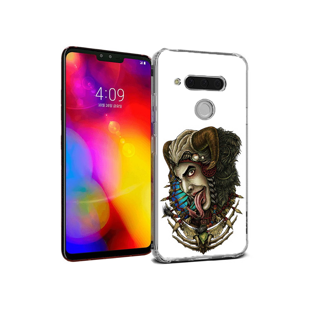 

Чехол MyPads Tocco для LG V40 ThinQ длинный язык (PT121590.74.330), Прозрачный, Tocco