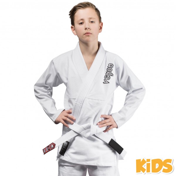 фото Кимоно venum contender kids white, с2