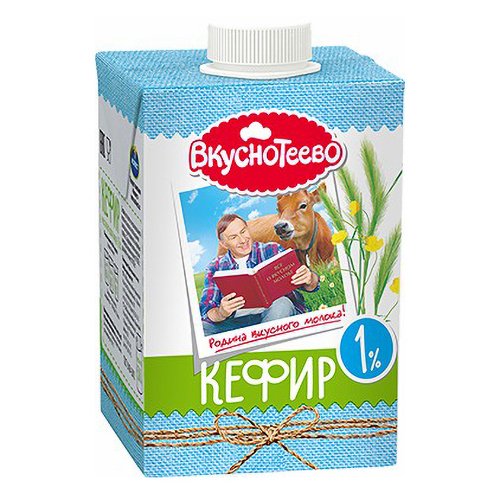 

Кефир Вкуснотеево 1% БЗМЖ 500 мл