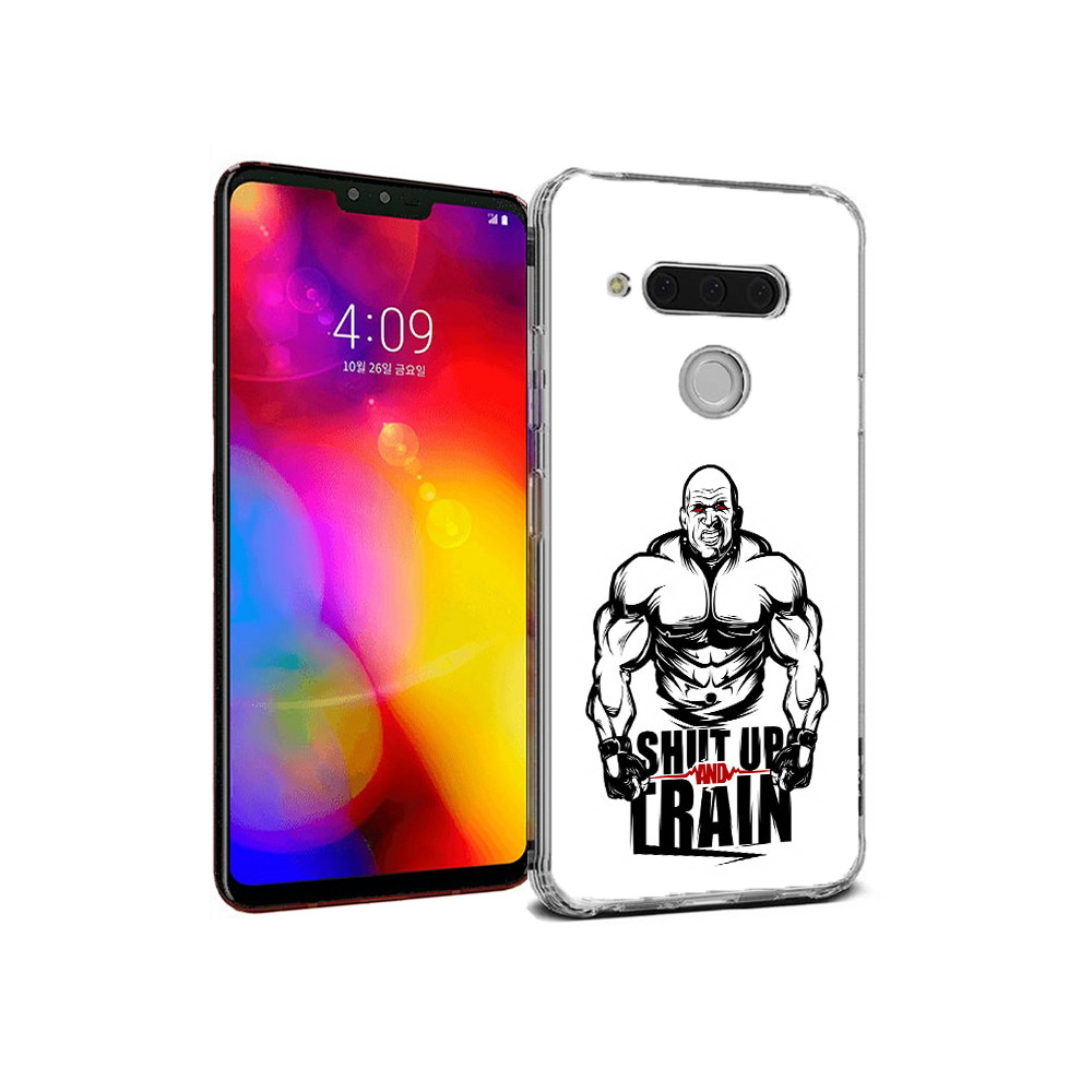 

Чехол MyPads Tocco для LG V40 ThinQ здоровое тело (PT121590.74.356), Прозрачный, Tocco