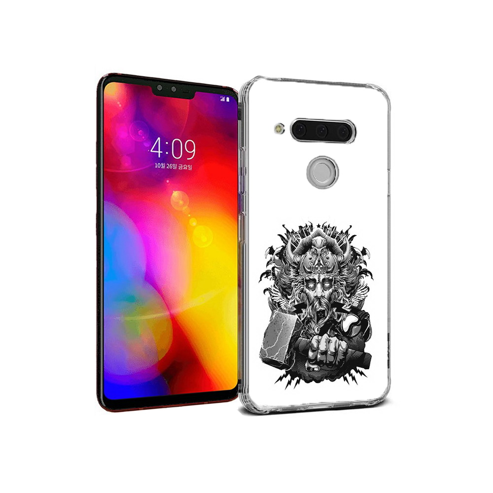 

Чехол MyPads Tocco для LG V40 ThinQ злой тор (PT121590.74.363), Прозрачный, Tocco