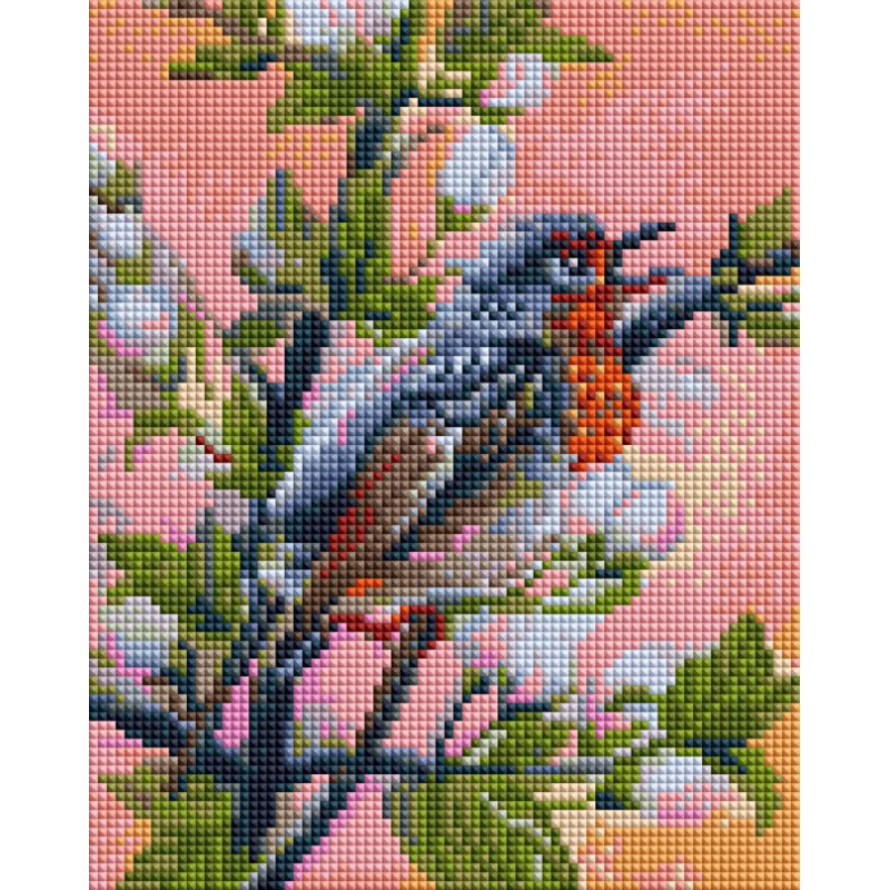 

Алмазная мозаика Белоснежка «Весенние трели» (Полная выкладка, 25х20 см квадратные стразы)