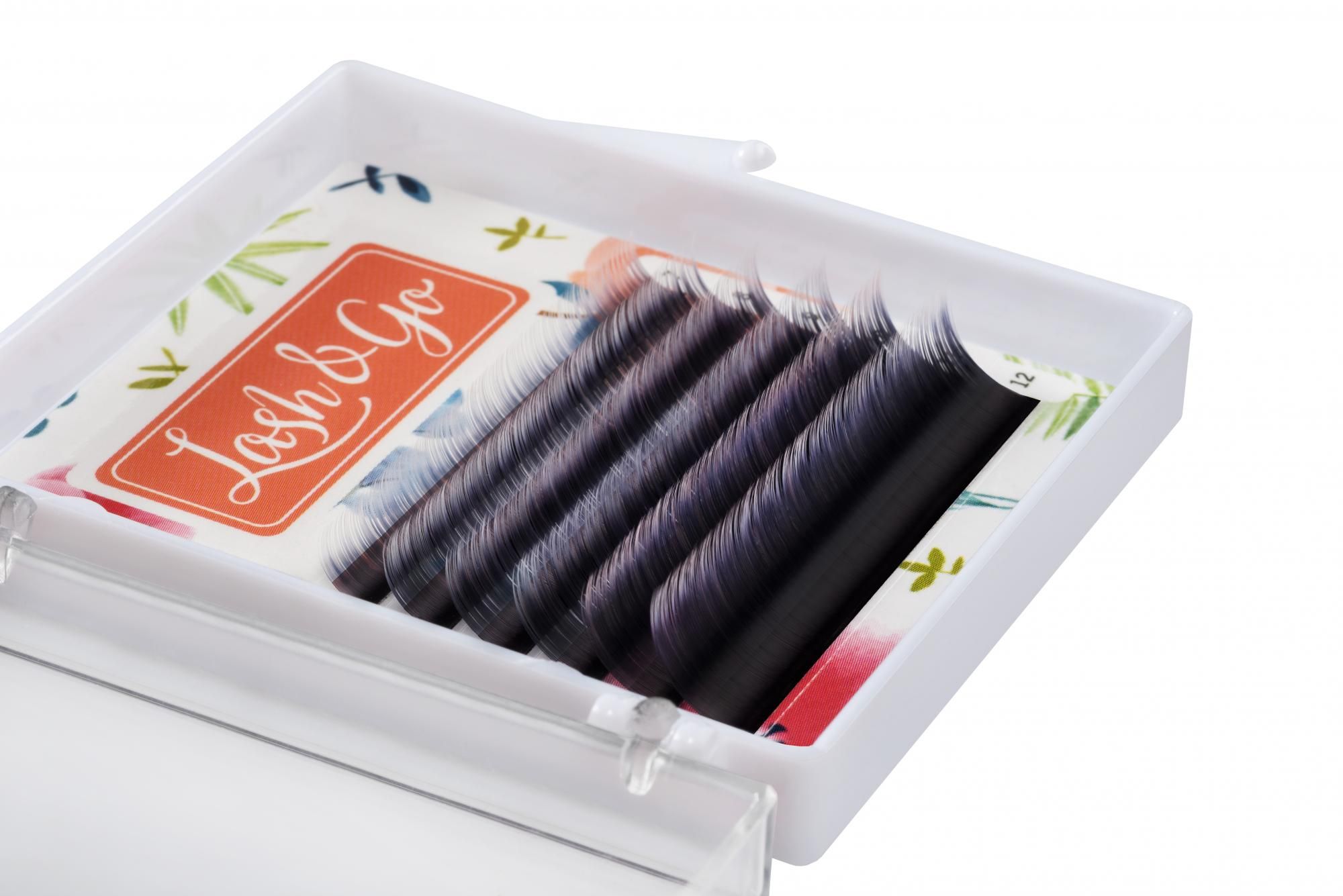 

Ресницы на ленте Lash&Go мини, белые, 0,07D8-13 mm 6 линий, Белый