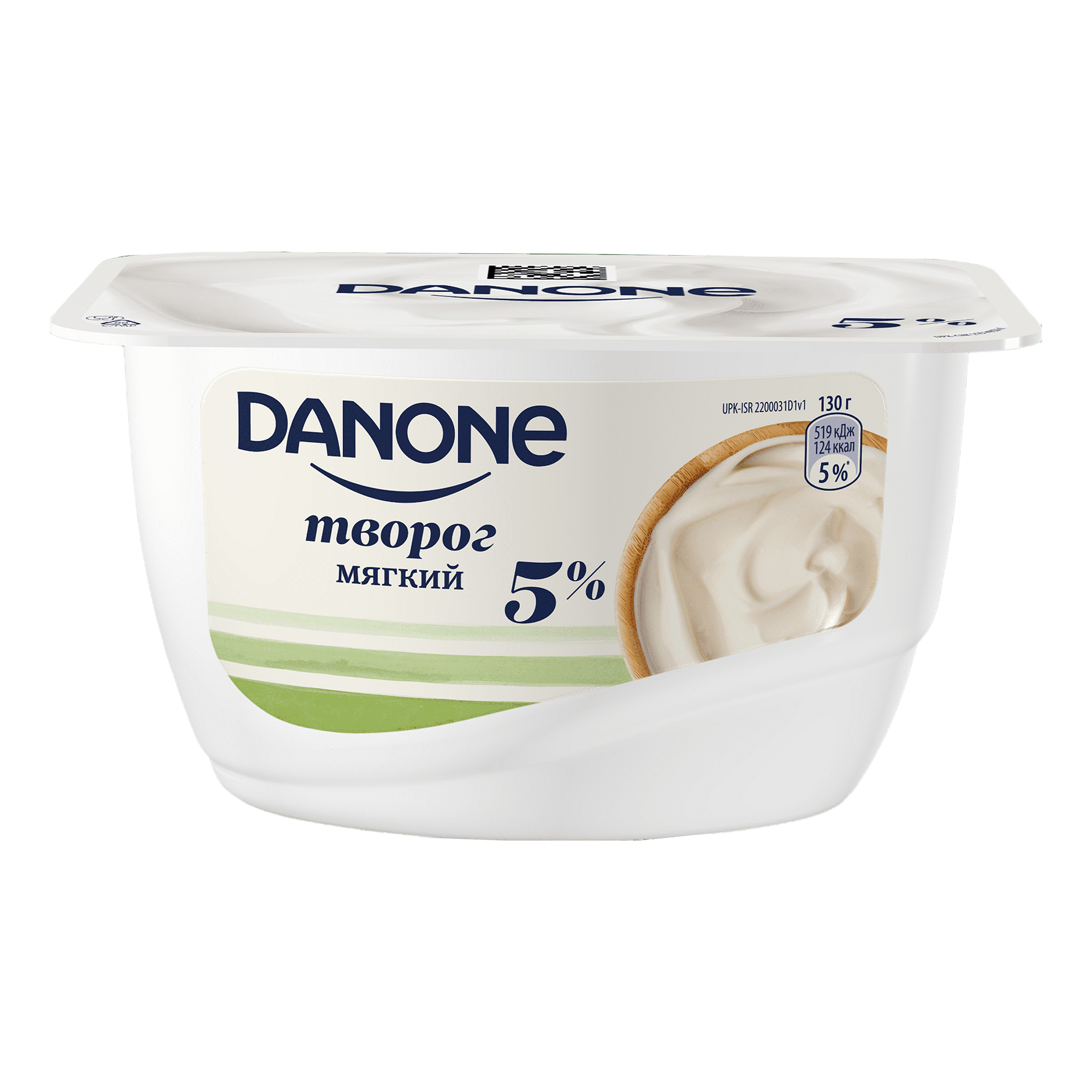 

Творог мягкий Danone натуральный 5% БЗМЖ 130 г