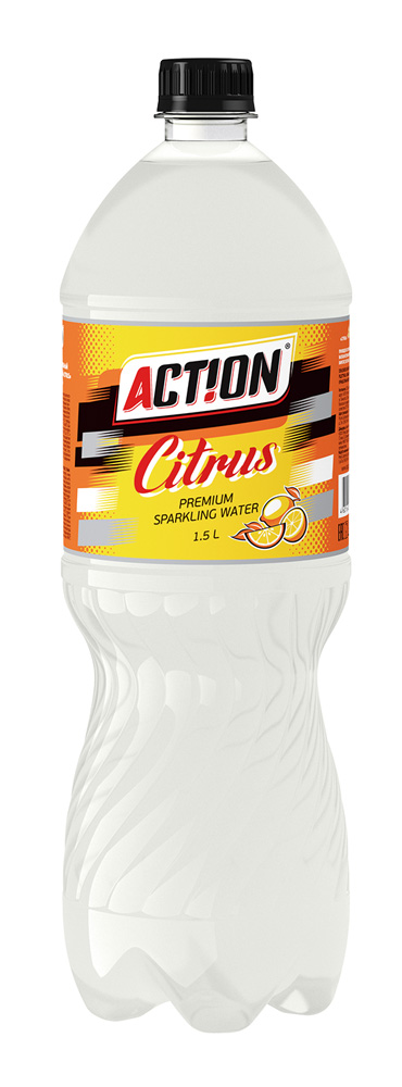 фото Газированный напиток action citrus 1,5 л action!