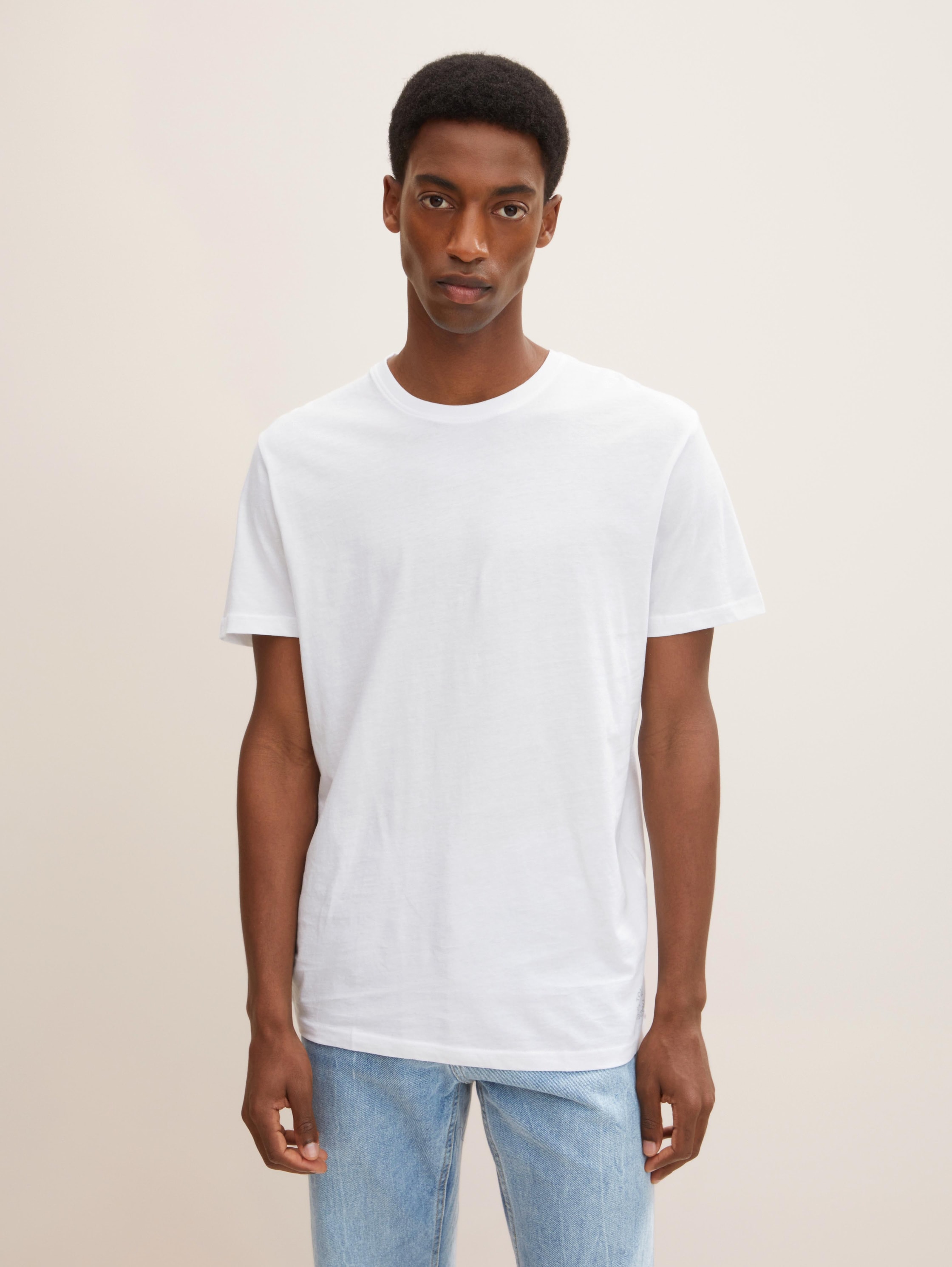 

Футболка мужская TOM TAILOR 1008638 белая 2XL, Белый, 1008638